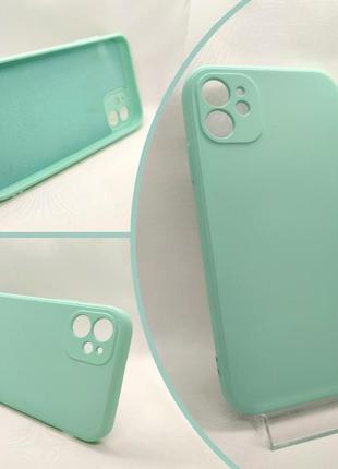 Silicone case full cover силіконовий чохол, бампер для iphone 11