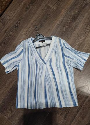 Сорочка блузка  jaeger 100% льон