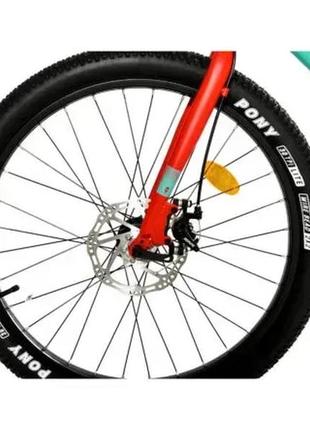 Велосипед crosser 24″ super light рама 11.2, бірюзовий turquoise