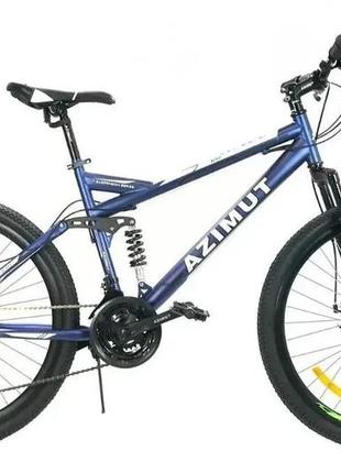 Велосипед azimut race 29″ gfrd рама 19, чорно-синій black-blue