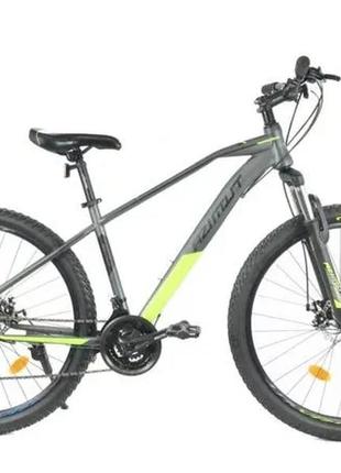 Гірський велосипед azimut 29″ gemini gfrd рама 17, сіро-зелений gray-green