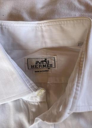 Рубашка белая hermes