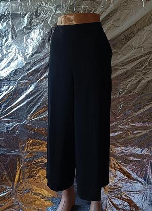 Стильні чорні короткі брюки штани кюлоти жіночі за 50 гривень!❤️‍🔥