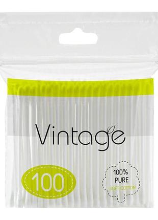 Ватные палочки vintage пакет 100 шт (4820164151594)