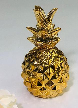 Сувенир-копилка "золотой ананас"