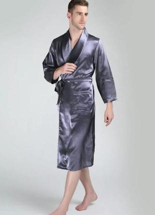 Новый шелковый  халат silk moda ( zara h&m massimo dutti ralph lauren