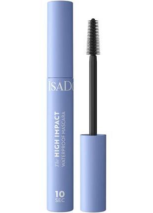 Туш для вій isadora 10 sec high impact waterproof mascara 01 black