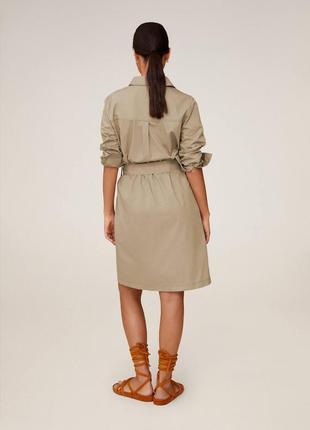 Платье рубашка на пуговицах манго оригинал
