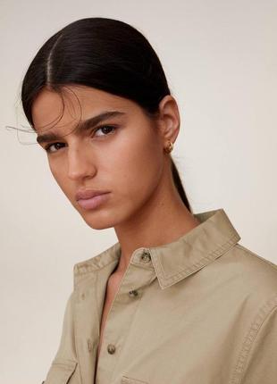 Платье рубашка на пуговицах манго оригинал