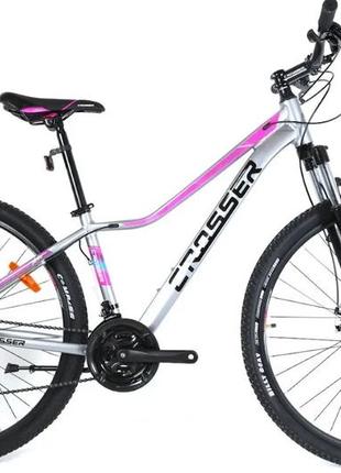 Велосипед crosser girl xc-100 26" рама 13 біло-рожевий white-pink