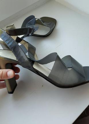 Итальянские туфли босоножки di sandro 37-38р. (24.5 см)1 фото