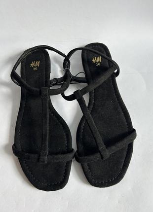 Женские замшевые босоножки от h&m