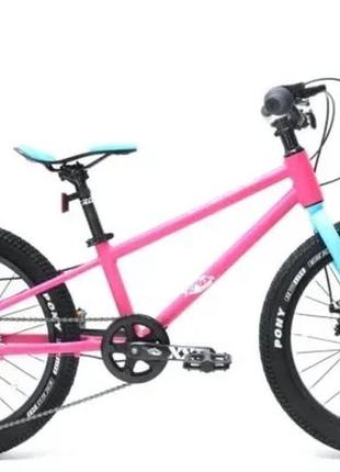 Велосипед crosser 20″ super light рама 9.65″, рожево-блакитний pink-blue