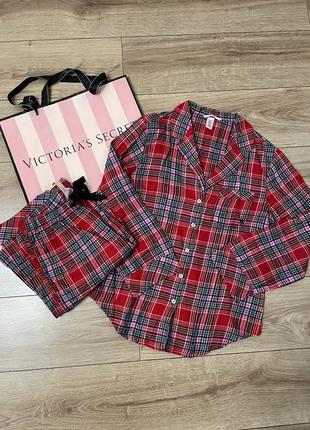 Фланелевая пижама с брюками victoria’s secret