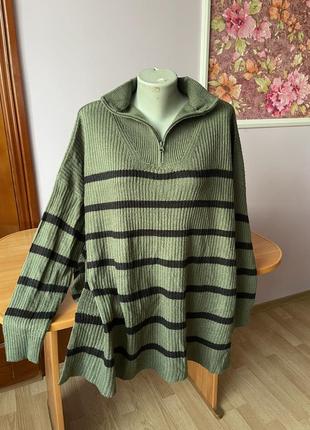 Стильный легкий свитер свитшот50-52
