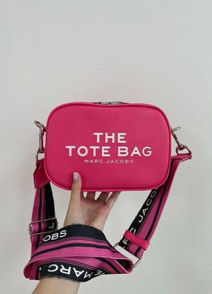 Жіноча сумка marc jacobs crossbody leather bag pink