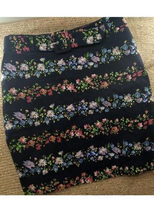 Oasis юбка в цветочный принт