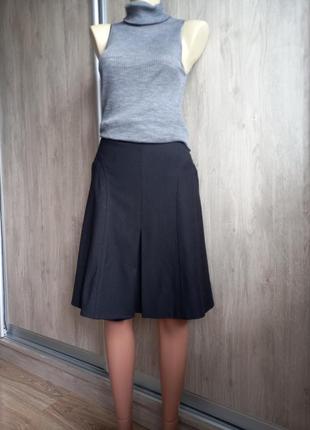 Maxmara sportmax стильная юбка с карманами на молнии