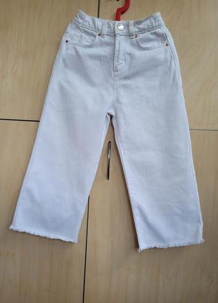 Білі джинси zara на 5-6 років
