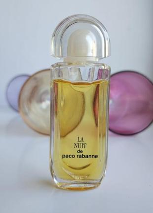 La nuit paco rabanne, винтажная миниатюра, парфюмированная вода, 5 мл