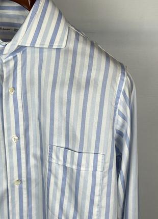 Классическая рубашка под запонки итальянского бренда gino venturini