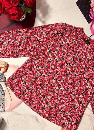 Брендова блуза marks & spencer, 100% віскоза, розмір 16/44 або xxl, колекція 2022 року
