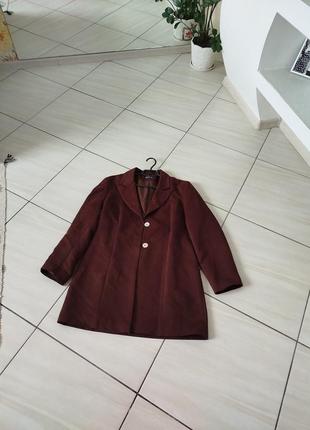 Піджак коричневий блейзер плаття