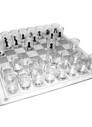 Алкогольні шахи чарки "п'яні шахи" скляна дошка