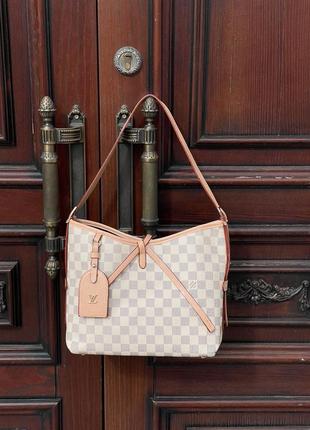 Женская сумка louis vuitton carryall mm ivory