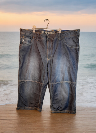 Мужские джинсовые шорты большого размера