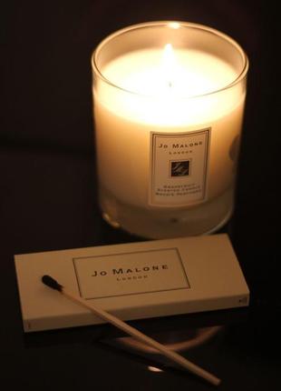 Свічки jo malone wood sage & sea salt london, набір парфюмованих, брендових свічок, стильні, аромат