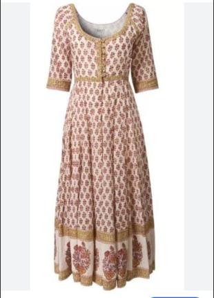 Бавовняна довга сукня в этно стилі east р.12