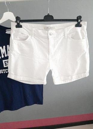 Білі джинсові шорти_#688