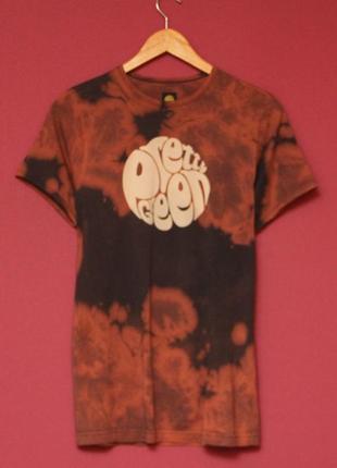 Pretty green s (xs бирка) футболка з бавовни tie dye