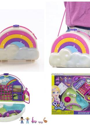 Ігровий набір polly pocket  rainbow поллі покет веселка
