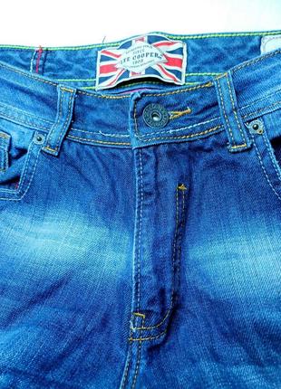 Джинсы талия 90 см lee cooper arthur (ls04) fit regular leg w34 l 34 (укороченно) идеальные, высокая6 фото