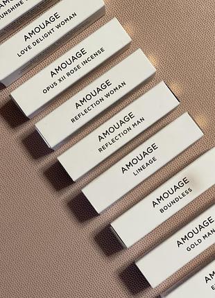 Парфуми оригінал amouage ,семпли по 2 мл 7