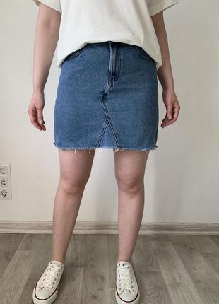 Юбка джинсовая