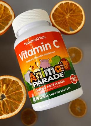 Naturesplus animal parade vitamin c, вітамін с (90 жув табл)
