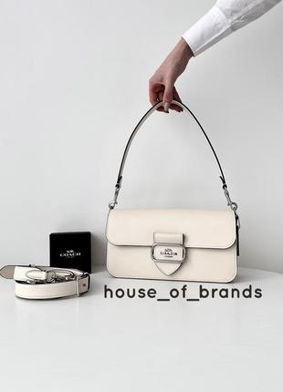 Жіноча брендова шкіряна сумка coach morgan shoulder bag оригінал сумочка кроссбоді коач коуч шкіра на подарунок дружині подарунок дівчині