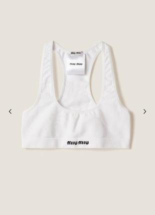 Топ saemless racerback top miu miu original