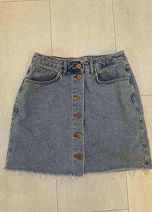 Юбка спідниця джинсова