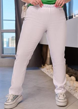 Базовые брюки скинни, 1061 белые