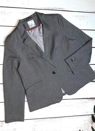 1+1=3 базовый серый женский пиджак жакет блейзер tu, размер 52 - 54