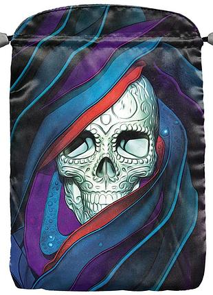 Мішечок для карток santa muerte skull lo scarabeo bm