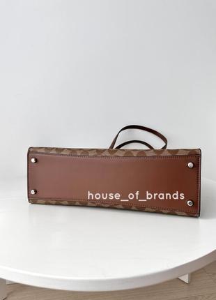 Жіноча брендова шкіряна сумка тоут coach nina tote bag оригінал сумочка шопер тоте...