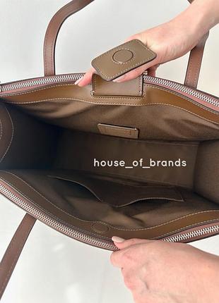 Жіноча брендова шкіряна сумка тоут coach nina tote bag оригінал сумочка шопер тоте...