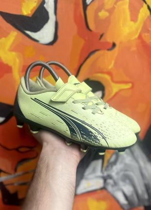 Puma ultra копы сороконожки бутсы 34 размер футбольные детские оригинал