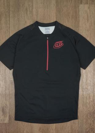 Джерси troy lee designs ace футболка мужская черная спортивная вело форма мтб шессе одежду