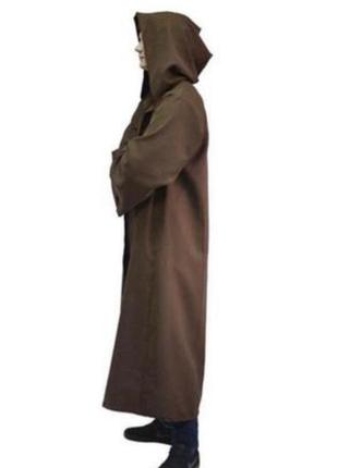 Костюм чернця монаха монашеский плащ накидка с капюшоном